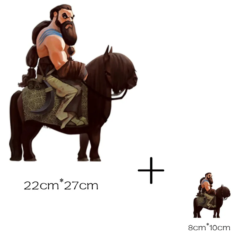 a Игра престолов Khal Drogo патч полоски на одежде наклейки гладить на патчи применение одного глажка печать для одежды - Цвет: a