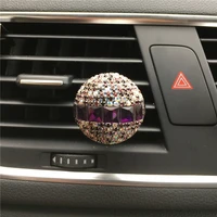 exquisite coloured drill and ball modeling automobile perfume accessories ladies car air freshener decoration