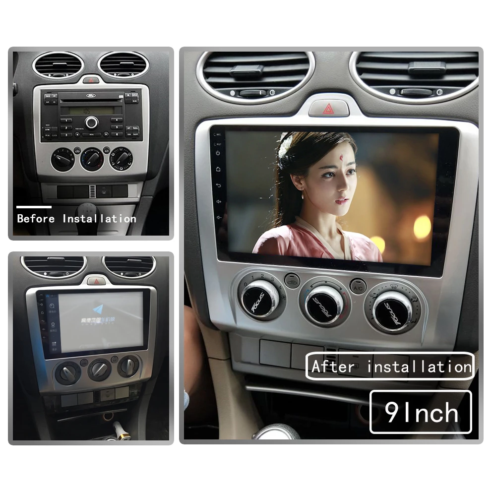 Автомагнитола 2 Din gps Android автомагнитола Центральная мультимедиа для Ford Focus 2004-2011 |