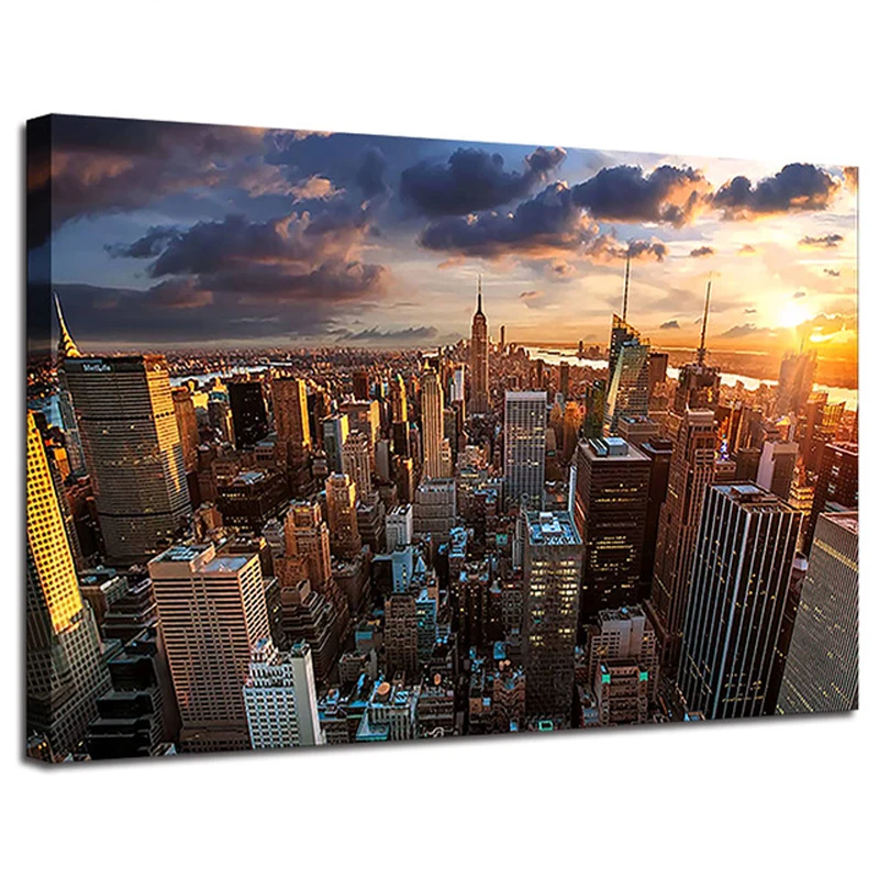 

5D Diy Diamond Painting New York City Building Diamond Mosaic Full Square round drill Diamond Embroidery Cross StitchZP-1377
