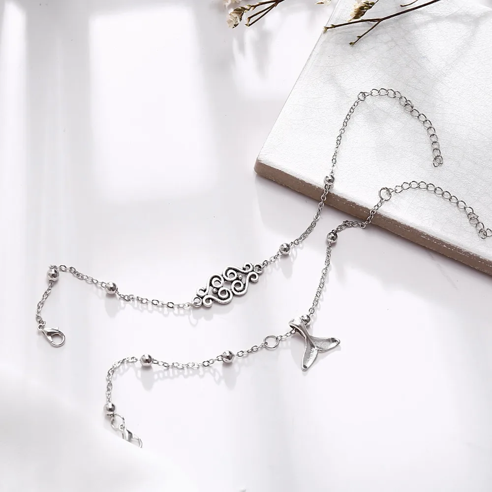 DoreenBeads/богемные ножные браслеты Русалочки с рыбьим хвостом для женщин в