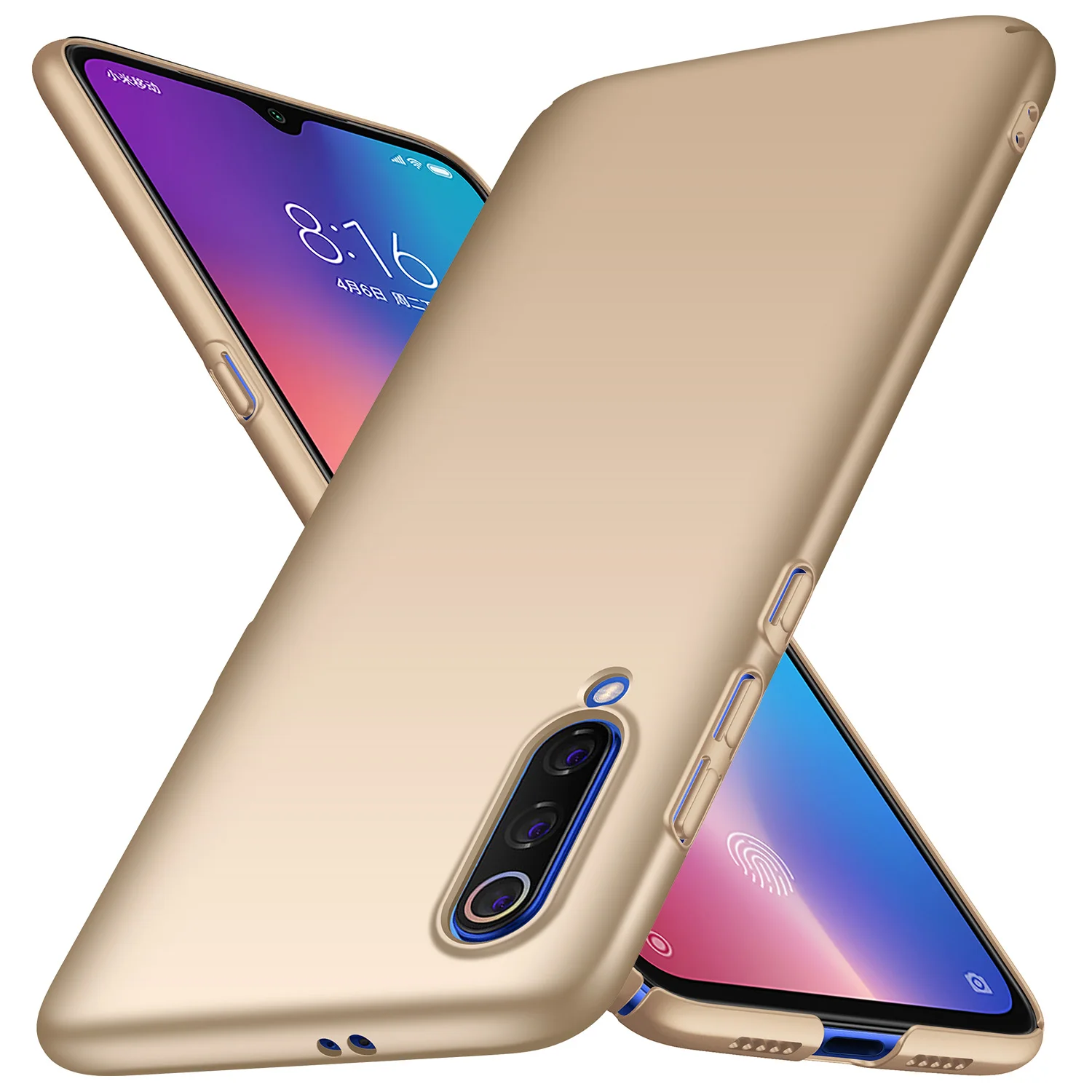 Чехол для Xiaomi Mi CC9 роскошный высококачественный Жесткий ПК тонкий чехол матовая