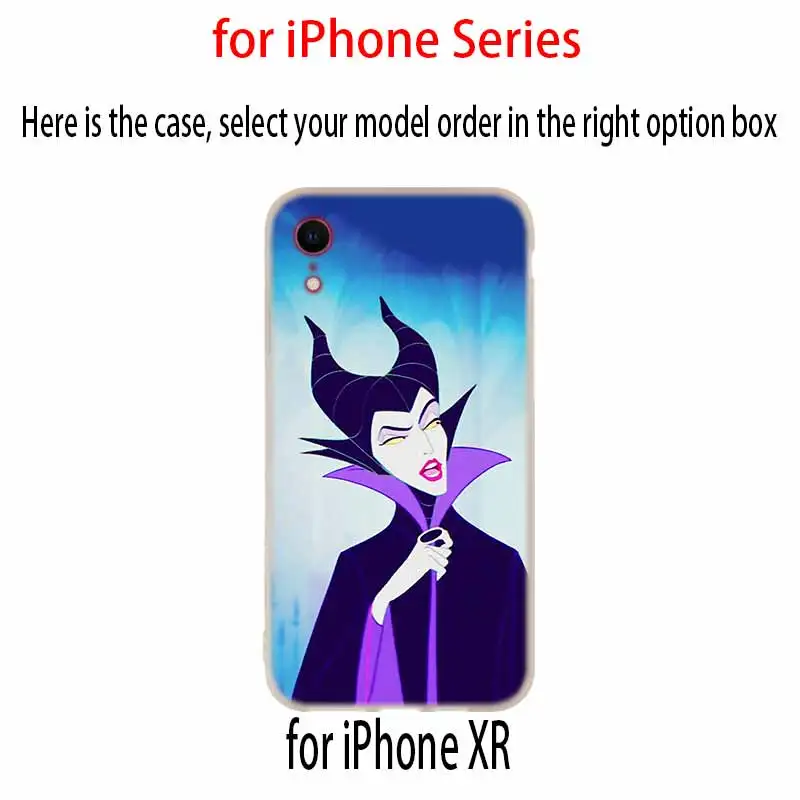 Чехол для телефона s силиконовый мягкий чехол для iPhone 11 Pro X XS Max XR 6 6S 7 8 Plus 5 4S SE Maleficent Спящая красавица чехол принцессы