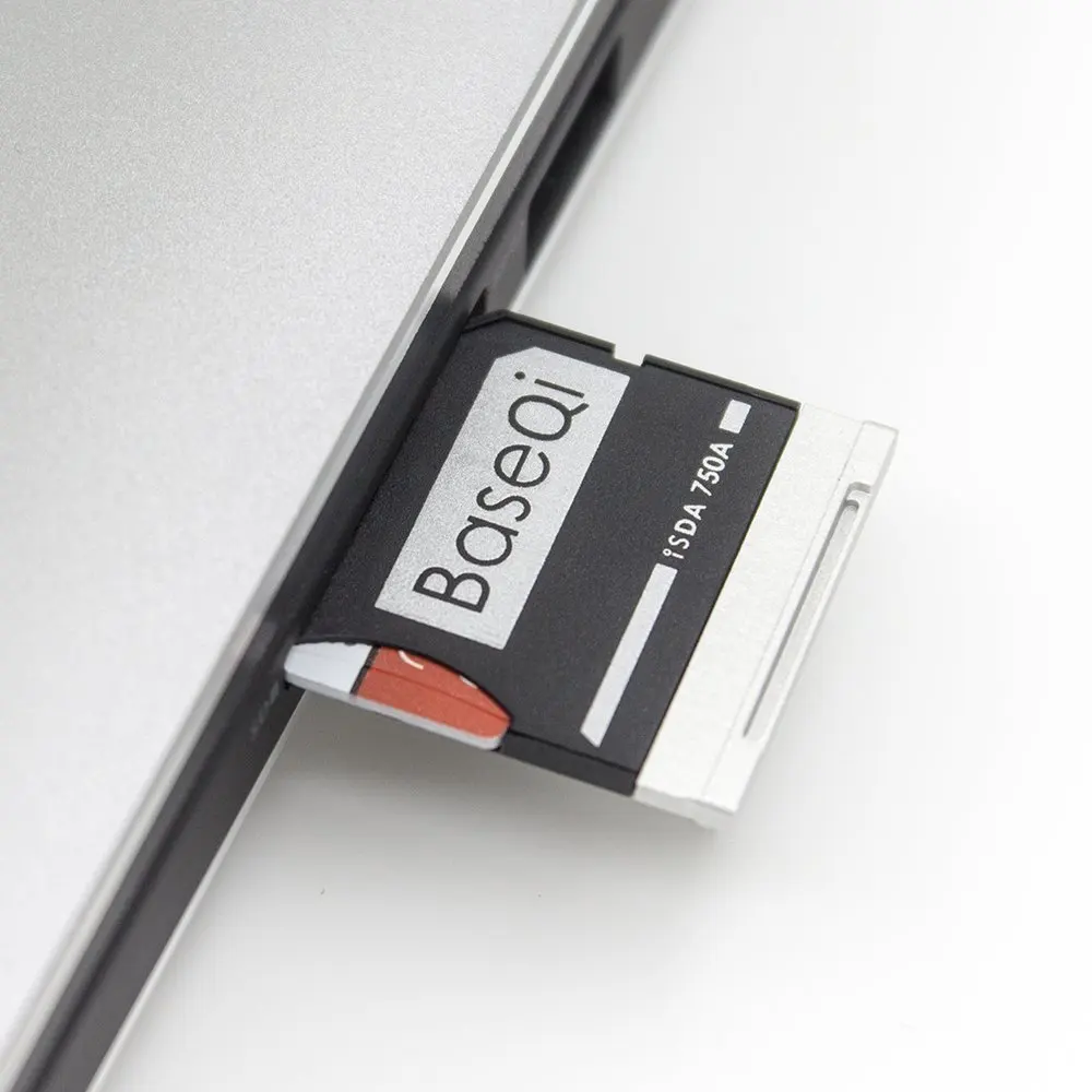Алюминиевая MiniDrive Micro SD T карта памяти BaseQi адаптер для увеличения объема Dell XPS 15