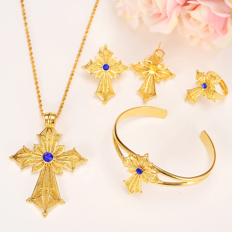 Bangrui ювелирные изделия из эфиопских кристаллов наборы ожерелья/серьги