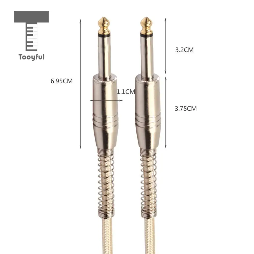 15 м 1/4 ''Jack 6 35 мм моно аудио кабель папа-папа для электрогитары | Спорт и