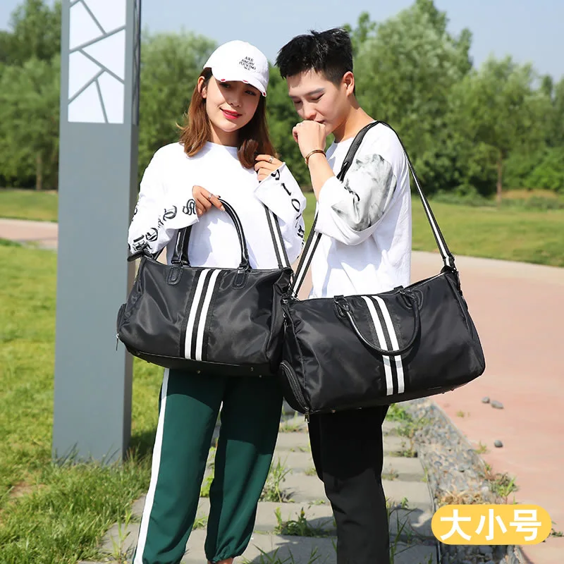 Водонепроницаемая Наплечная спортивная сумка для спортзала обуви сумки женщин