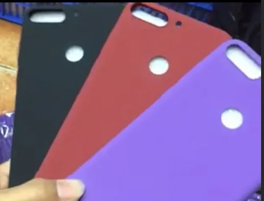 Чехол для Huawei Honor 7A Pro Prime Y6 2018 черный фиолетовый винный матовый мягкий чехол из ТПУ