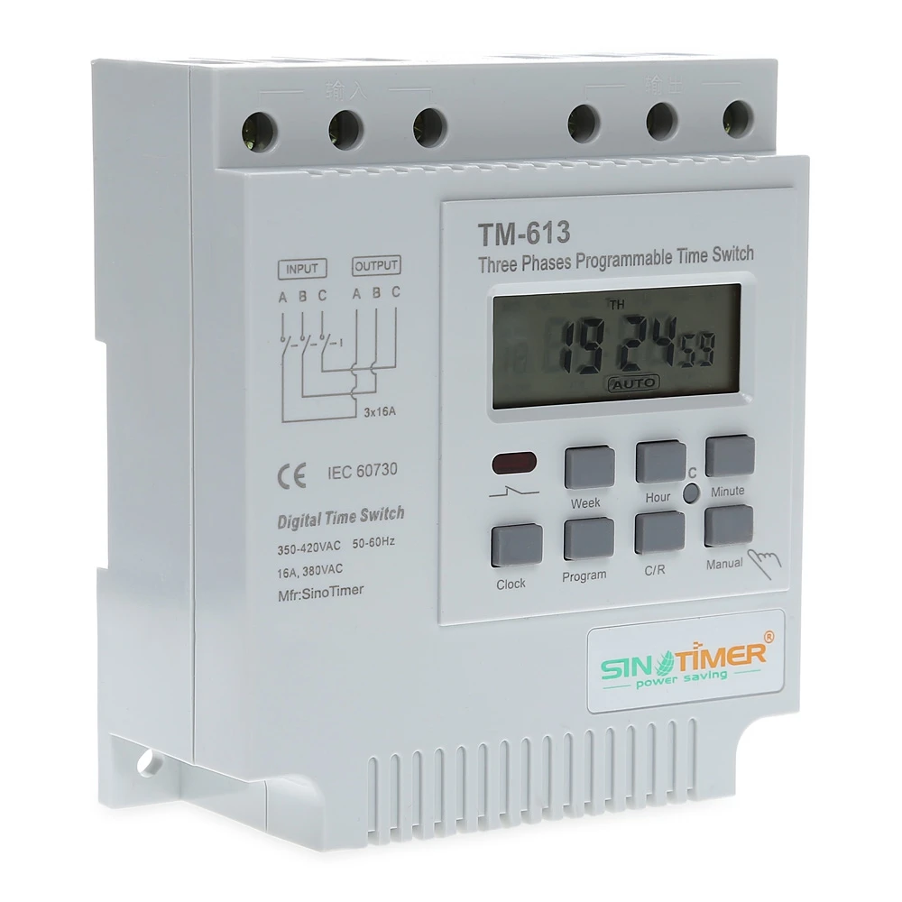 SINOTIMER AC 380 V lcd цифровой многоцелевой трехфазный программируемый переключатель