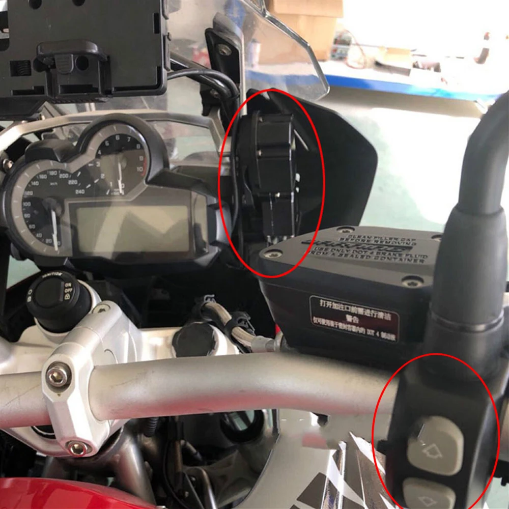 Мотоцикл электрический лифт ветер экран лобовое стекло щит для BMW R1200GS LC / Adventure 2014