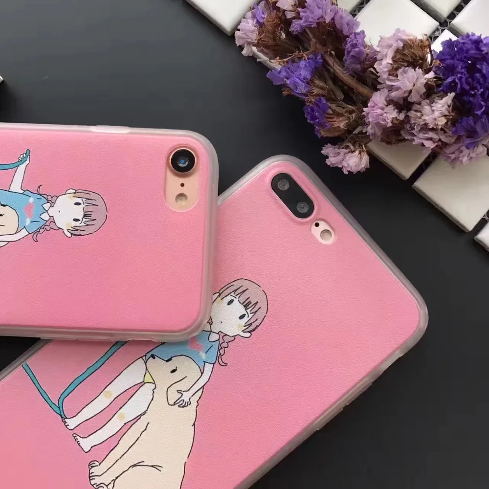 Последние для iphone 5 5s se 6 s 7 плюс Крышка милый мультфильм gilr Золотистый ретривер