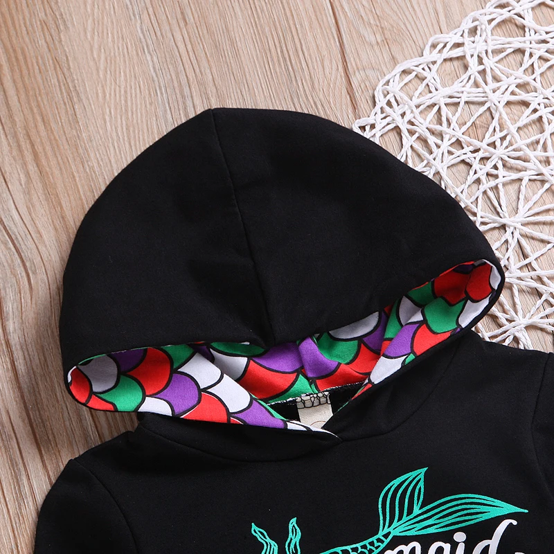 FOCUSNORM повседневный комплект детской одежды для маленьких девочек с длинным