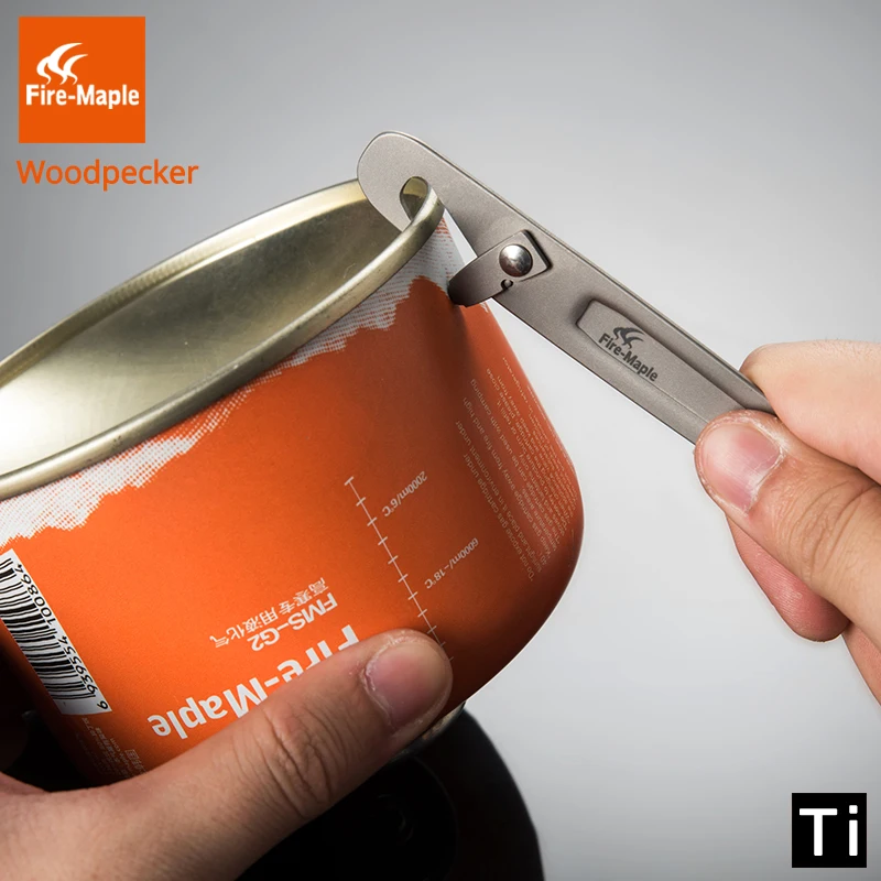 Фото Fire Maple Titanium Spork с многофункциональным ударом, сверхлегкие походные столовые приборы для кемпинга, уличная посуда, награда ISPO Gold Winner №2