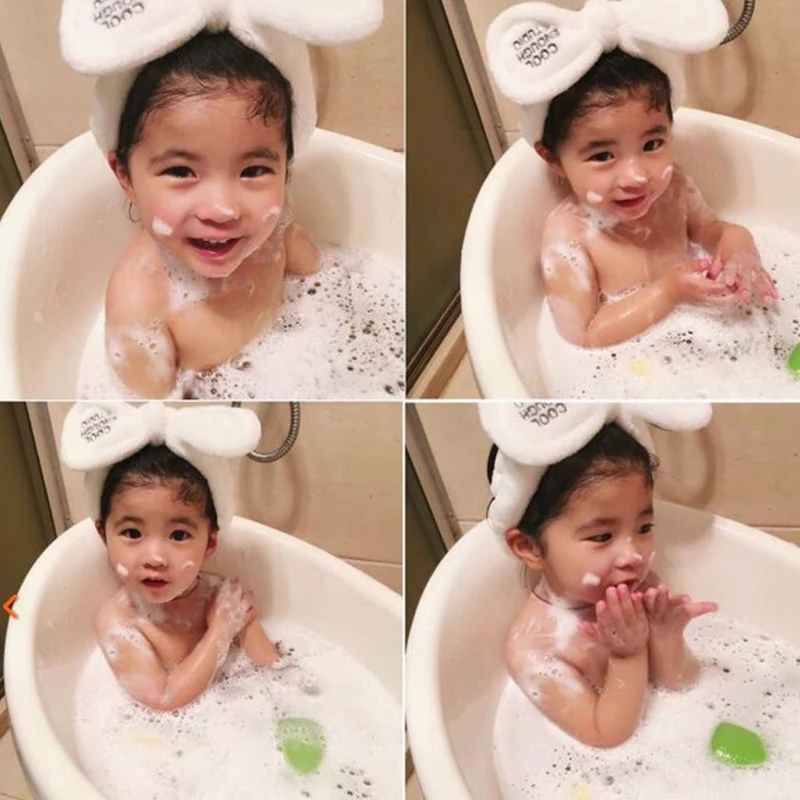 1 шт. Большой Кролик уха мягкие Обёрточная бумага повязка на голову для спа ванна