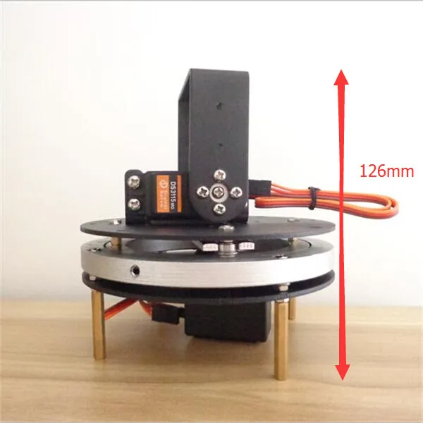 

Aluminum Biger stronger Metal Circular Rotating Base + Thicker Metal Gimbal parts