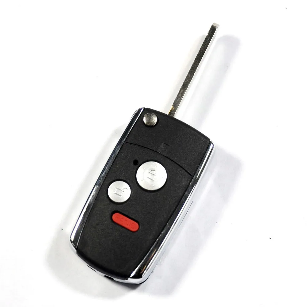 FOLDING FLIP CAR KEY CASE FOR HONDA ACCORD CIVIC PILOT 2+1 BUTTONS REMOTE SHELL KEYLESS FOB COVER HOLDER | Автомобили и мотоциклы