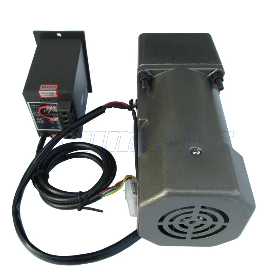 120W AC 110V 220-240V 50/60HZ низко скоростные электрические Зубчатый редуктор мотора с регулятором скорости переменной вращение по часовой стрелке и упаковочной промышленности