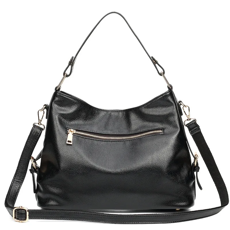 Новая модная женская сумка из мягкой спилок через плечо большая кожаная