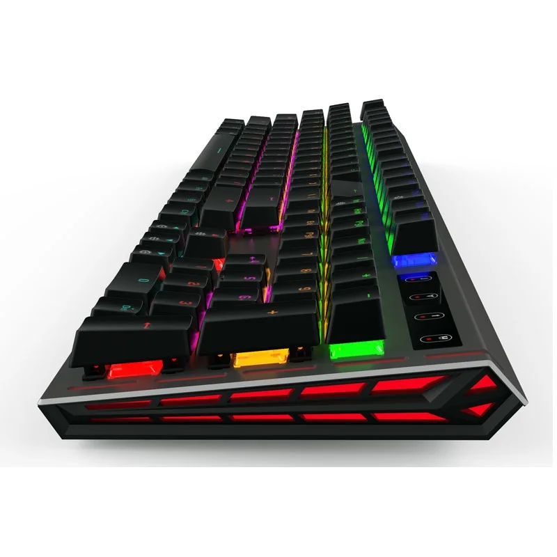 Эргономичная Механическая игровая клавиатура Royal Kludge RK Mirage с USB подсветкой и