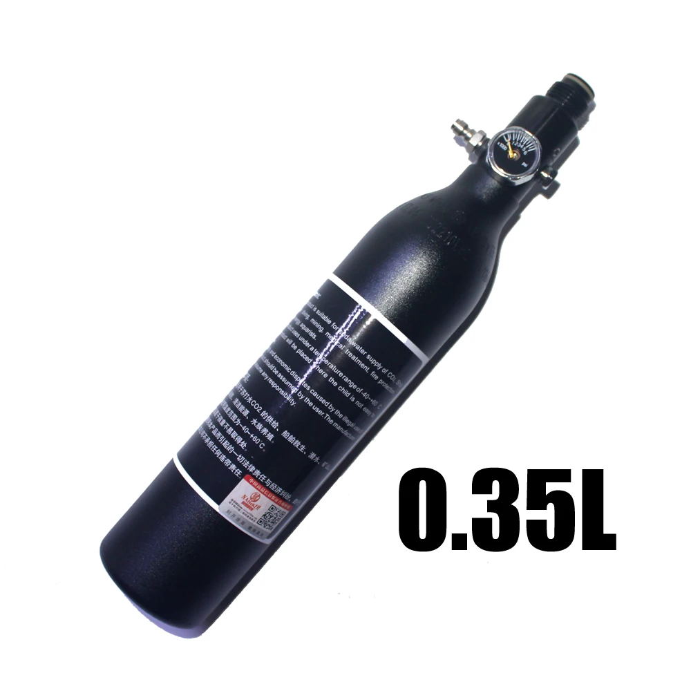 PCP Пейнтбол Airforce страйкбол Дайвинг HPA цилиндр M18x1.5 0,2/0,35/0.45L воздушный флакон сплав бак с регулятором 4500psi/3000psi