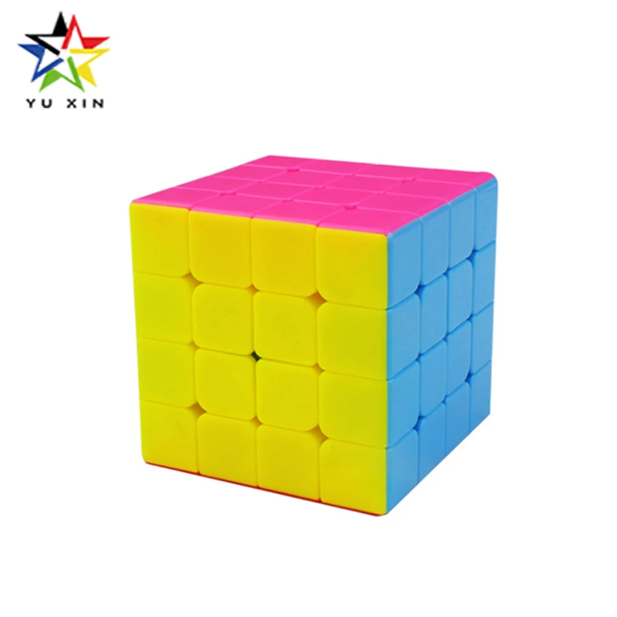 2018 YUXIN Magic Cube Professional 4x4x4 конкурс Скорость куб головоломка игрушечные лошадки для