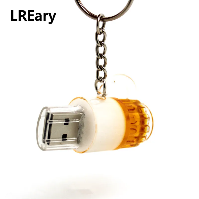 Hot sale mini Beer Cup 128MB USB 2.0 flash drives 4GB 8GB 16GB 32GB small bulk cheap Bottle Pendrive 64GB Memory Stick Pen drive |