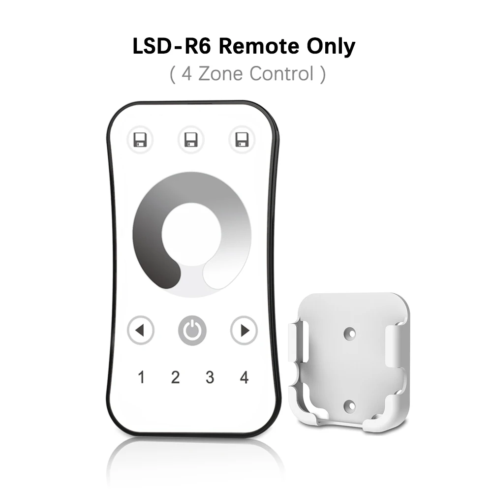 LSD-R6 Remote Only Светодиодный диммер 12V 24V 48V 6A/3A PWM Беспроводной с регулируемой частотой 2,4G RF светодиодный диммер переключатель ВКЛ/ВЫКЛ для одного Цвет Светодиодные ленты светильник - Цвет: LSD-R6 Remote Only