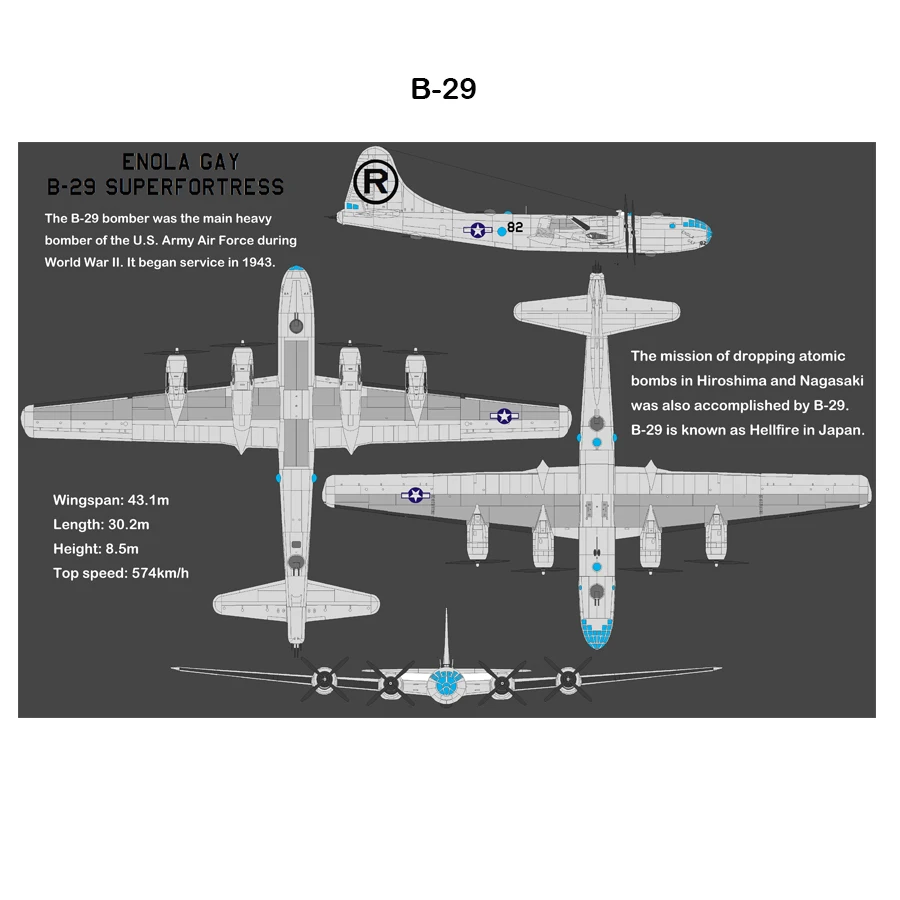Modern military Aircraft Aviation Picture Poster Military Fans Wallpaper Knowled Wall Art Canvas Painting Home Decor | Дом и сад
