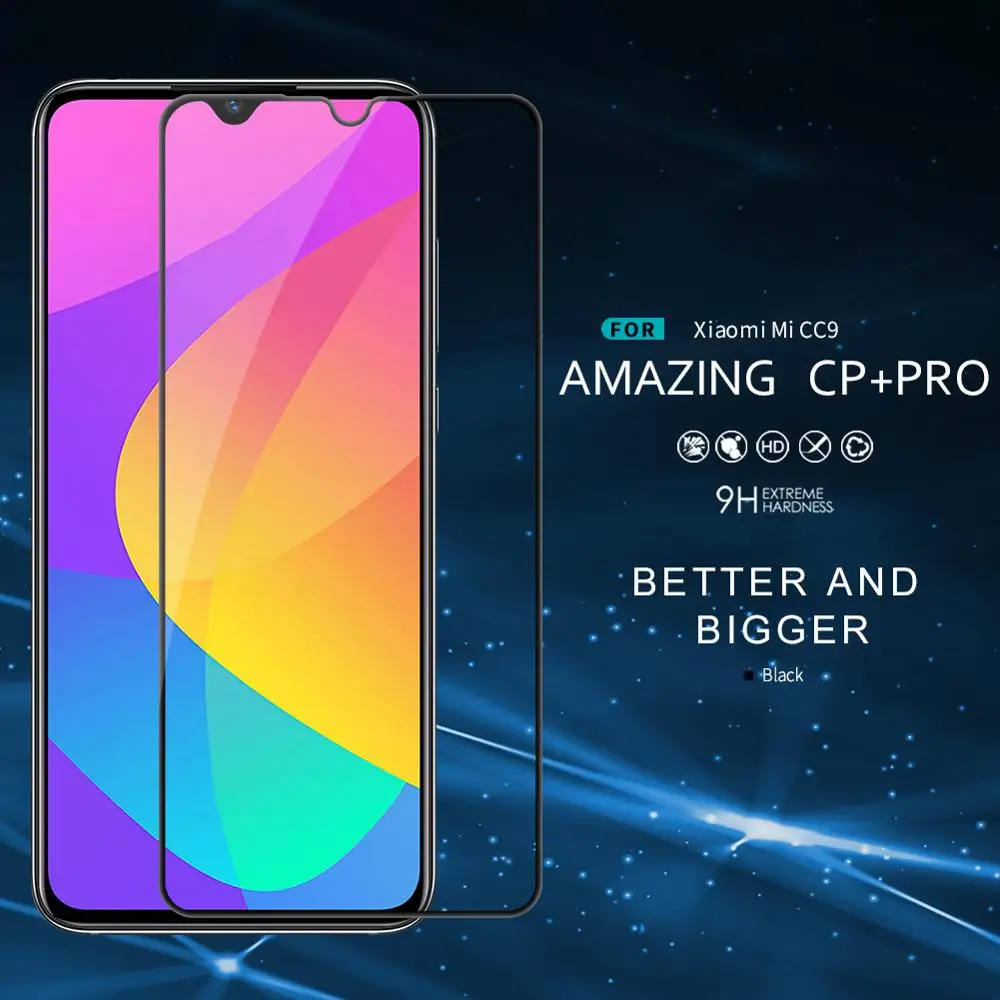 

Для xiaomi mi cc9 NILLKIN CP + Pro Полное покрытие защитная пленка взрывоустойчивое закаленное стекло Защита экрана для xiaomi mi cc9