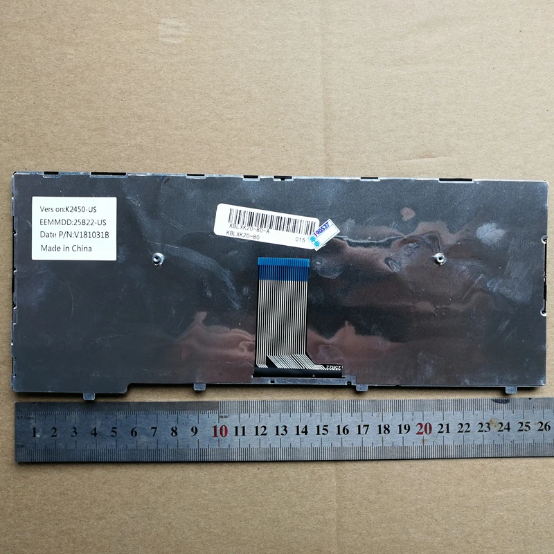 США новая клавиатура для ноутбука lenovo K2450 K2450A K2450H K2450-4500U английский черный |