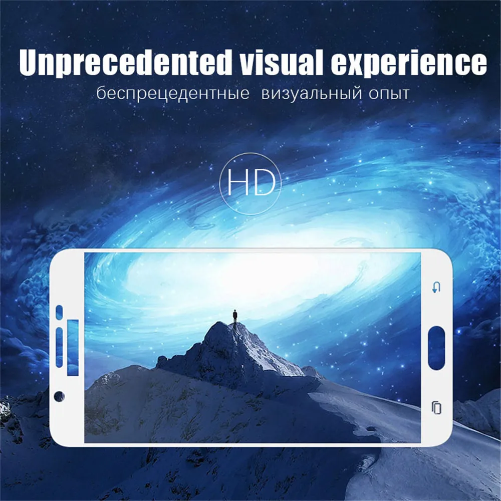 20 шт./лот полное покрытие закаленное стекло пленка для Samsung A9 A8 Plus A7 A6 J8 J4 J2Pro J7 J2 J6