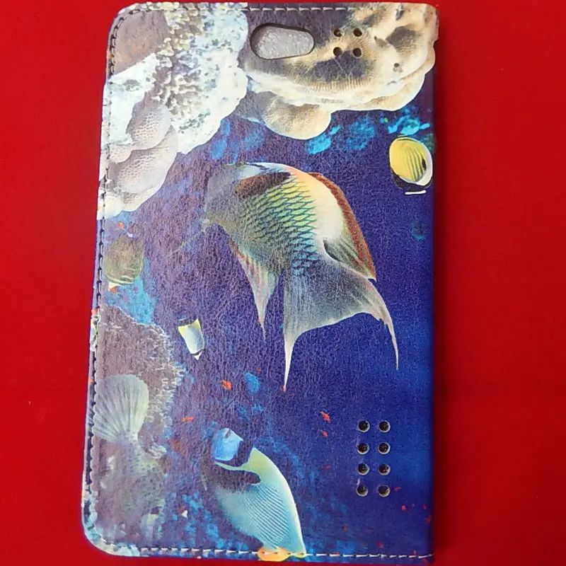 Складной чехол из искусственной кожи с принтом для планшета Bravis NB752 3G 7 дюймов |