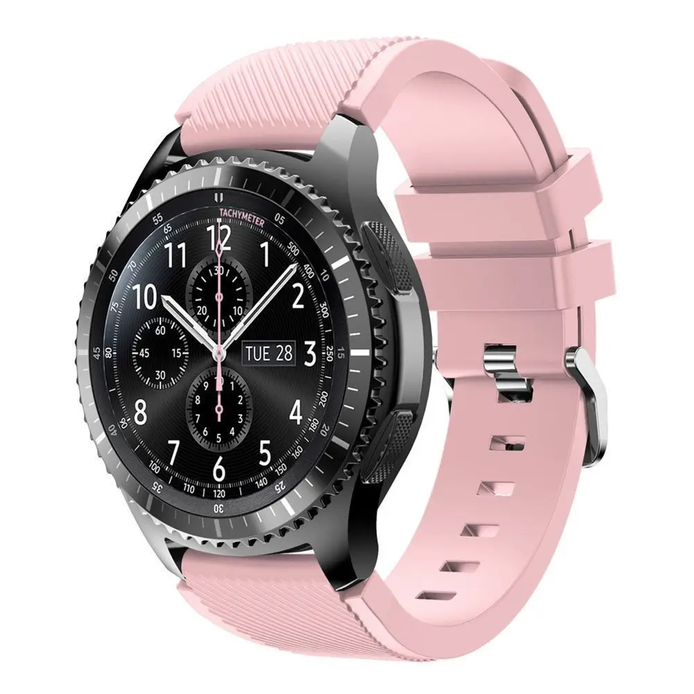 Горячая Распродажа 22 мм спортивный силиконовый ремешок для samsung gear S3 Frontier Band для gear S3 классический резиновый ремешок для часов сменный Браслет