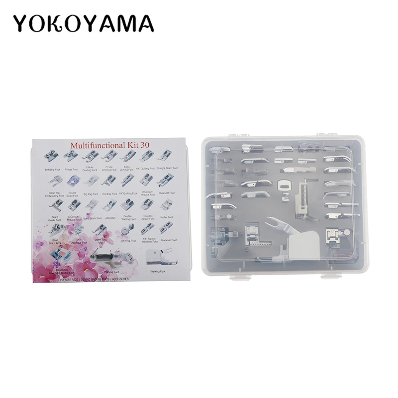 Набор прижимных лапок для швейных машин YOKOYAMA 30/32/42/52/62 шт.|sewing kit|set footsewing set |