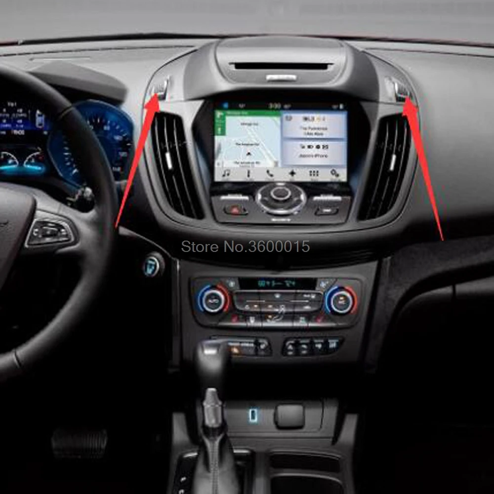 Для Ford KUGA ESCAPE 2017 2018 Новые матовые аксессуары для интерьера из АБС-пластика