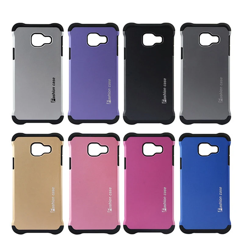 Coque Luxury Silicone + Plastic Hard Tough Armor Case For Samsung Galaxy A3 2016 A310 A310F Shockproof Anti-knock Silicon Cover |