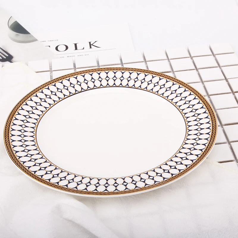 Lekoch Европейский стиль посуда костяного фарфора керамический плоский стейк