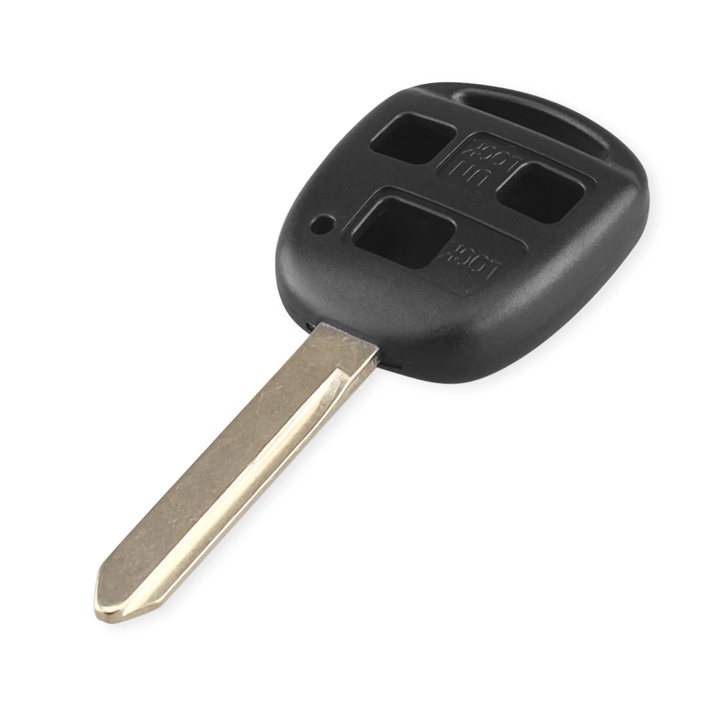 KEYYOU 3 кнопки с резиновой накладкой Сменный Чехол для дистанционного ключа Toyota Yaris