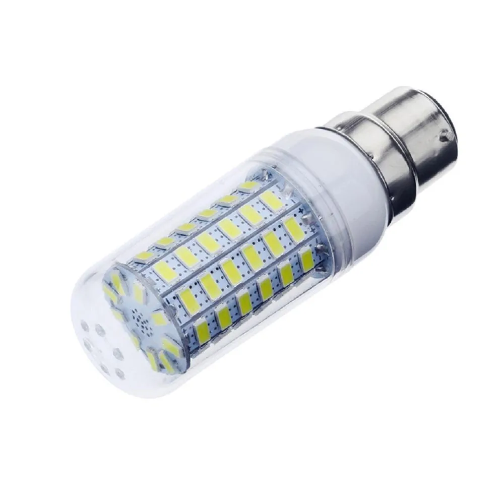 1 шт. B22 СВЕТОДИОДНАЯ кукурузная лампа 7 Вт 12 15 20 25 27 30 35 AC 220 В 5730SMD люстра 240 в 230