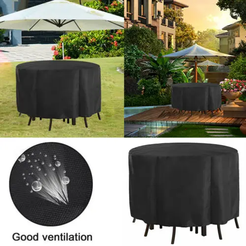 2 размера Водонепроницаемая уличная садовая мебель чехол от дождя и снега для