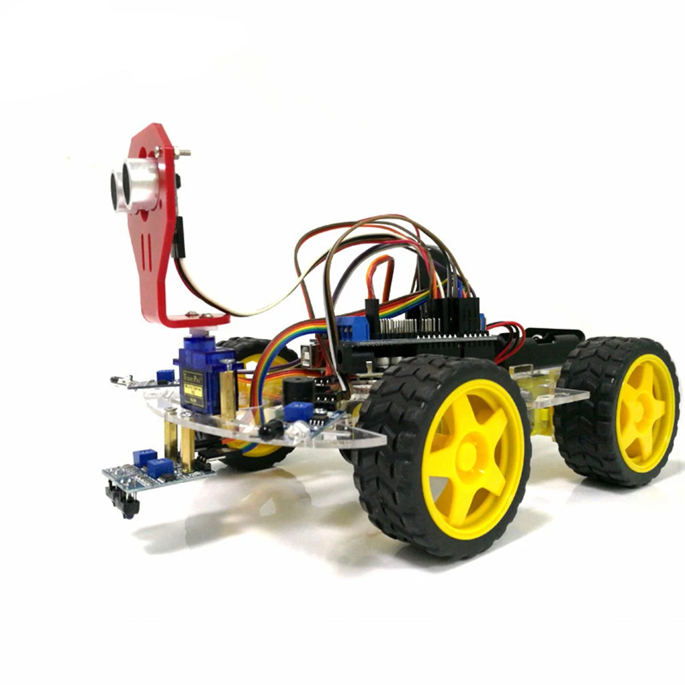 Интеллектуальный робот автомобиль WiFi контроль слежения ультразвуковой