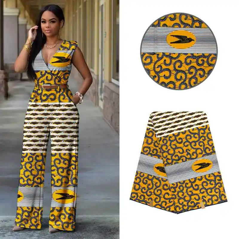 EW5527 африканская ткань Анкара печати воск Африканский голландский 6 ярдов|Ткань| |