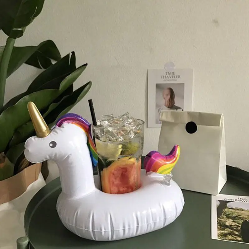 5 шт. надувной мини держатель для стакана|pool toys|unicorn inflatablepool float toys |