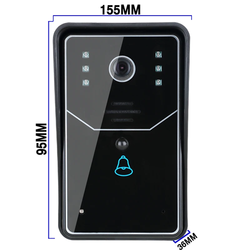 Беспроводной Wi Fi видеовизуальный дверной звонок Домофон для фотографий|doorbell
