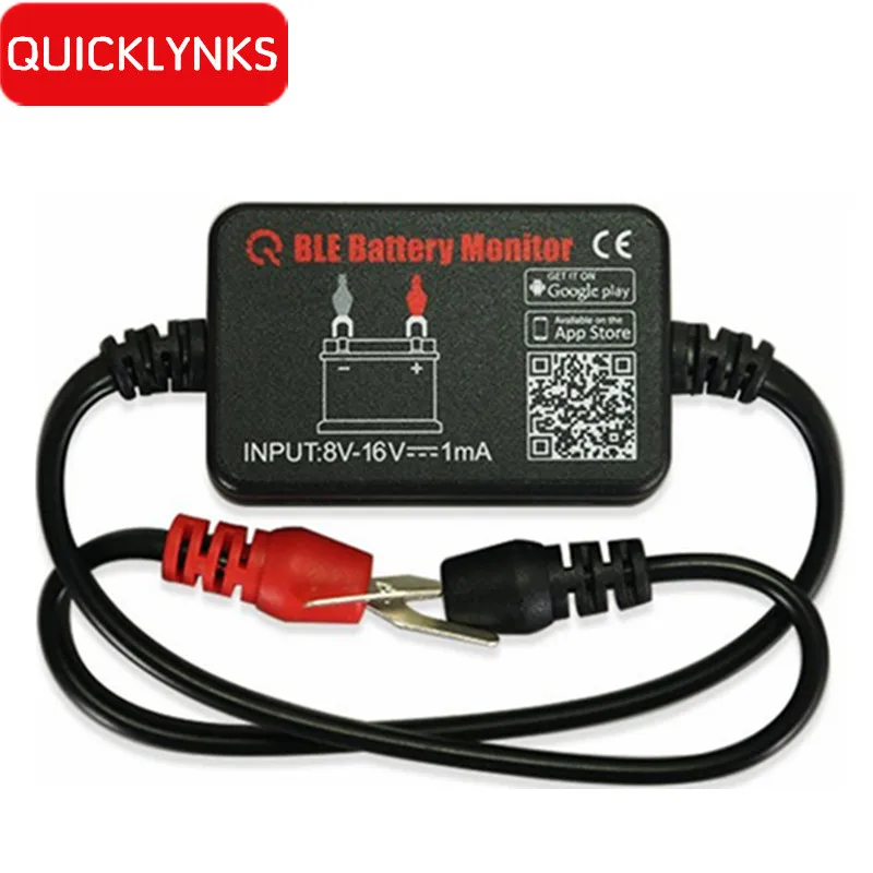 Монитор аккумулятора QUICKLYNKS BM2 Bluetooth 4 0 устройство для автомобиля 12 В тестер
