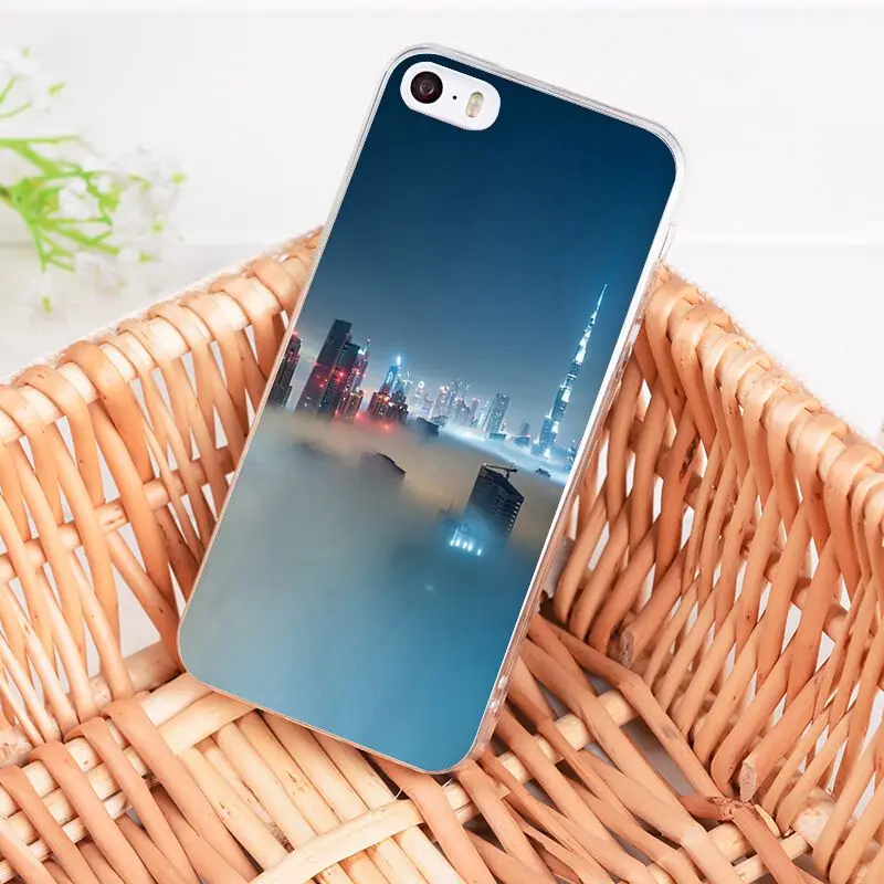 Чехол Yinuoda для iphone 7 6 X чехол телефона с изображением дубайского города