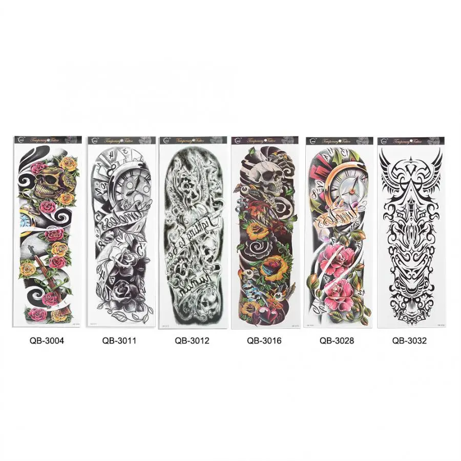 Водостойкая временная татуировка 5 видов тату наклейка Временная подделка