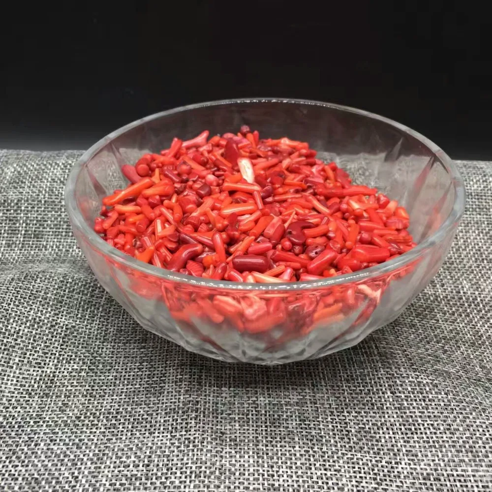 Оптовая продажа красных натуральных коралловых кристаллов красные камни