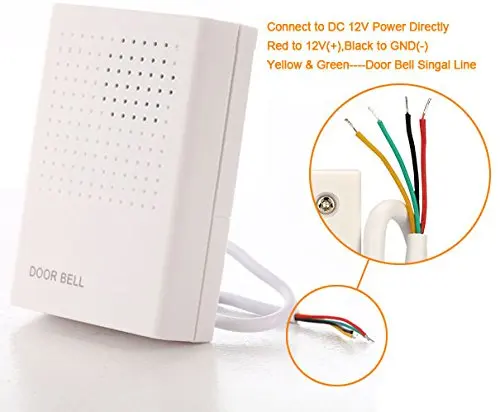 Проводной дверной звонок 12 в пост. Тока система контроля доступа для дома и офиса