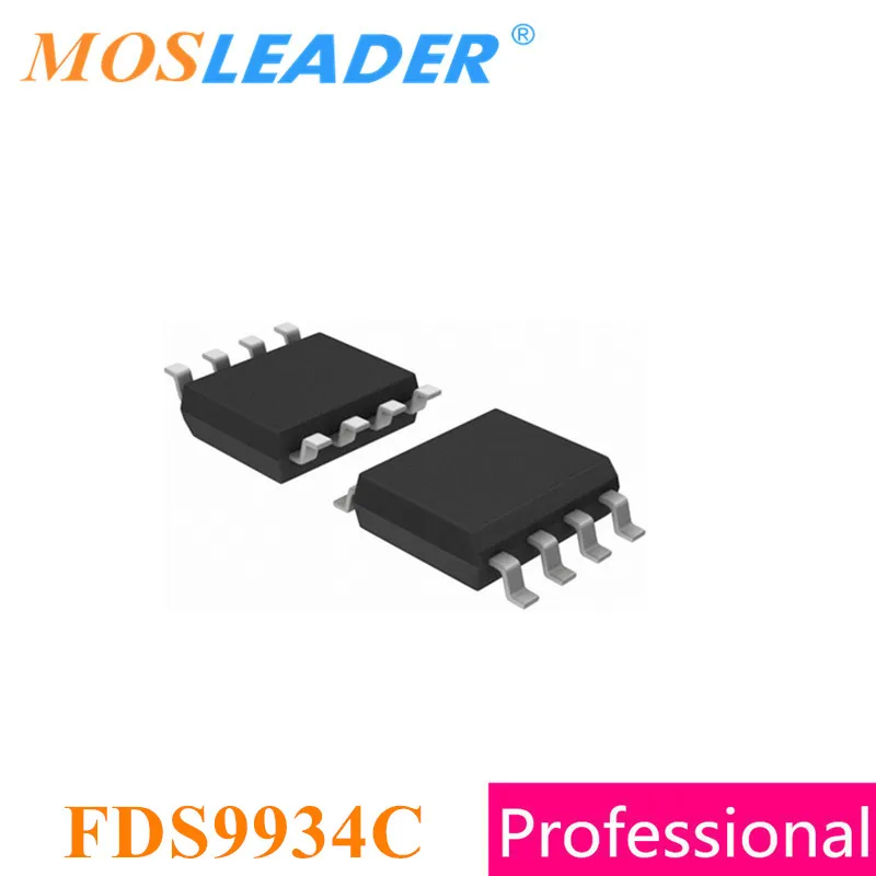 Mosleader FDS9934C SOP8 100 шт. 1000 FDS9934 оригинальный двойной N & P канал 20 в 6.5A 5A высокое